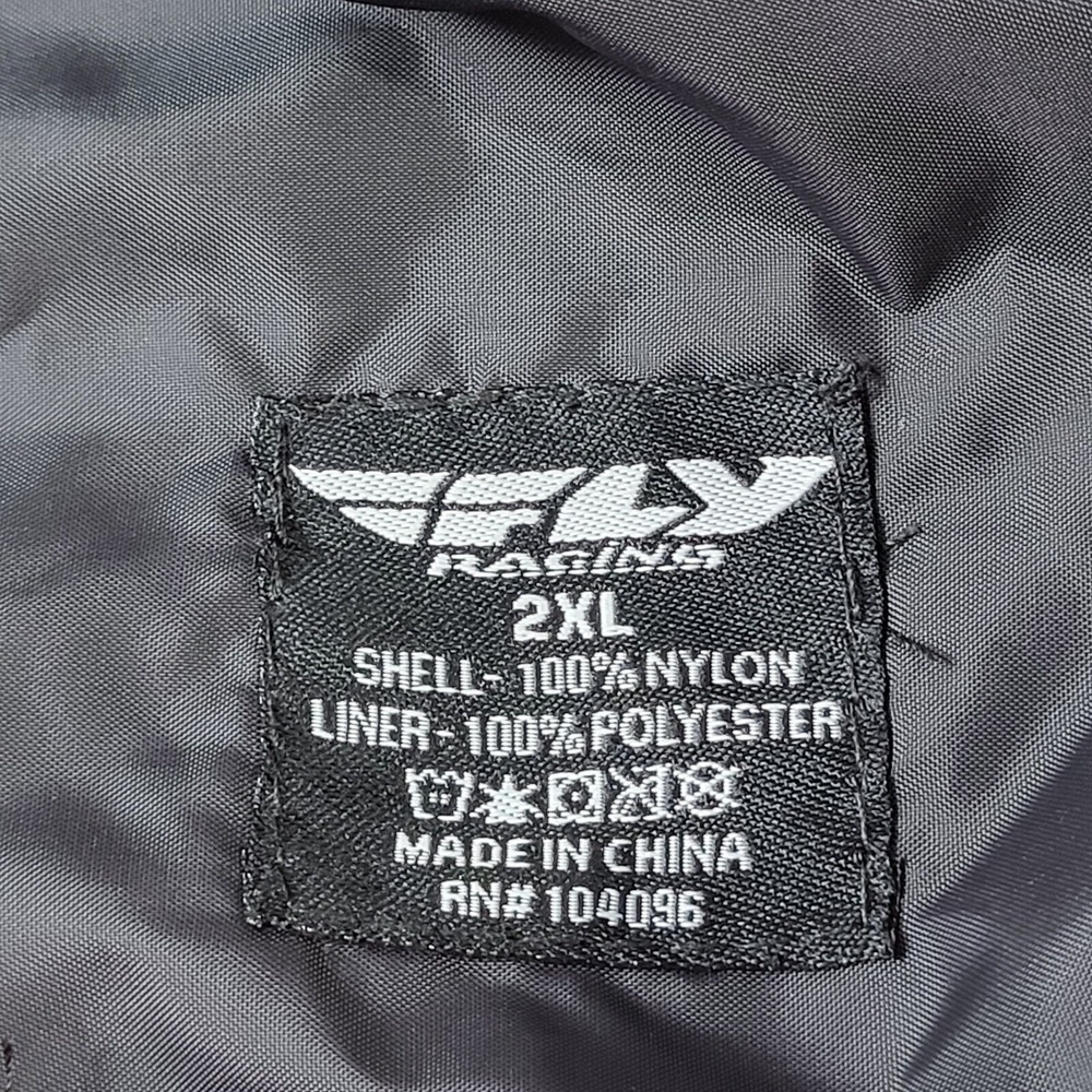 Fly Racing Jacket Mens 2XL Soft Shell Vented USA BMX Bicycle Performance - Picture 3 of 9